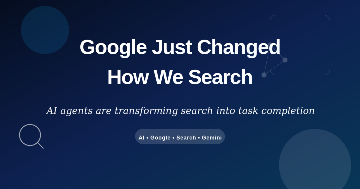 Google Just Changed How We Search—And It's Kind of Wild